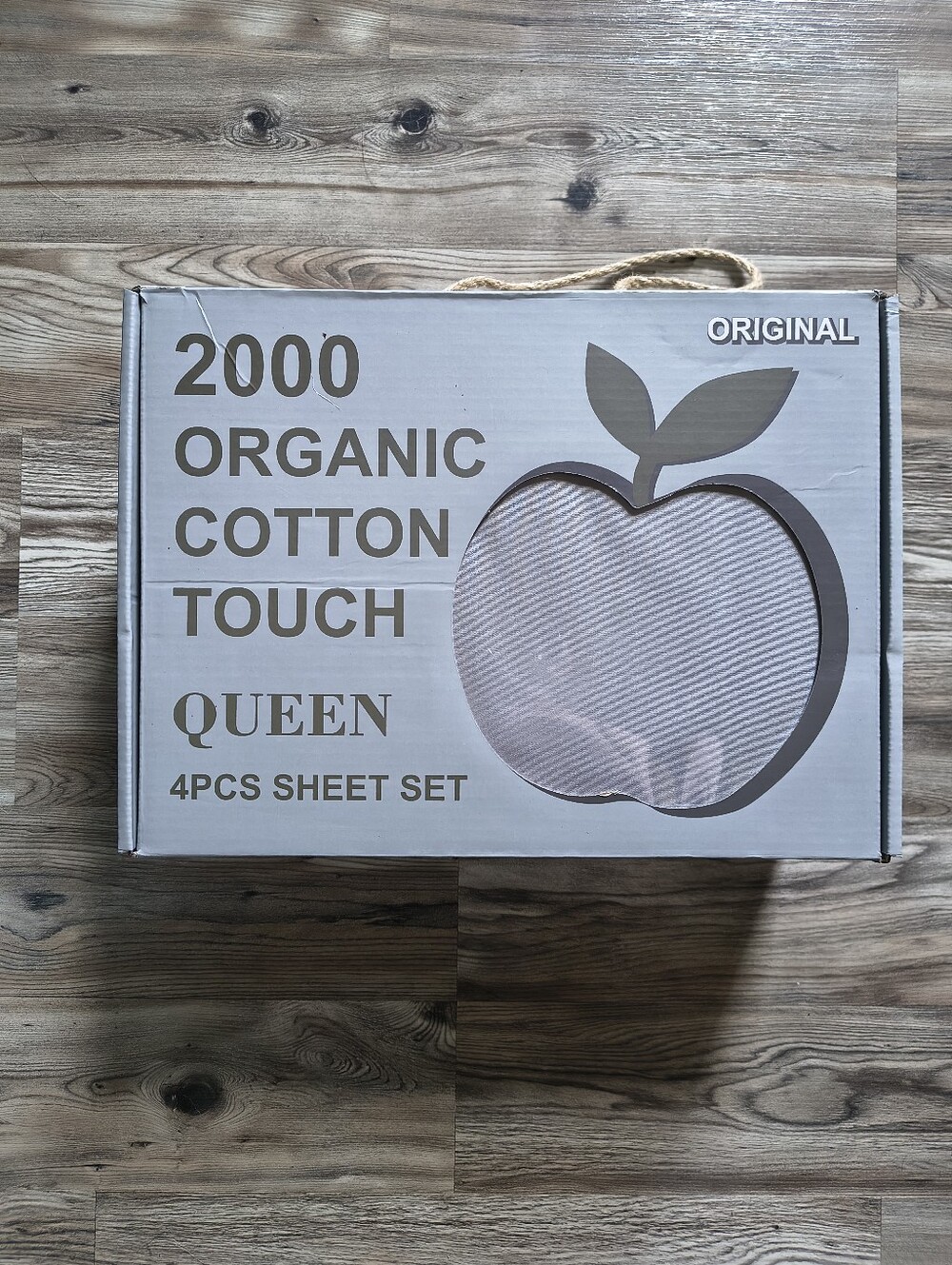 Original 2000 Organic Cotton Touch Queen Sheet Set Grey